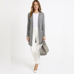 Grace & lace  grey  Striped Wrap blazer